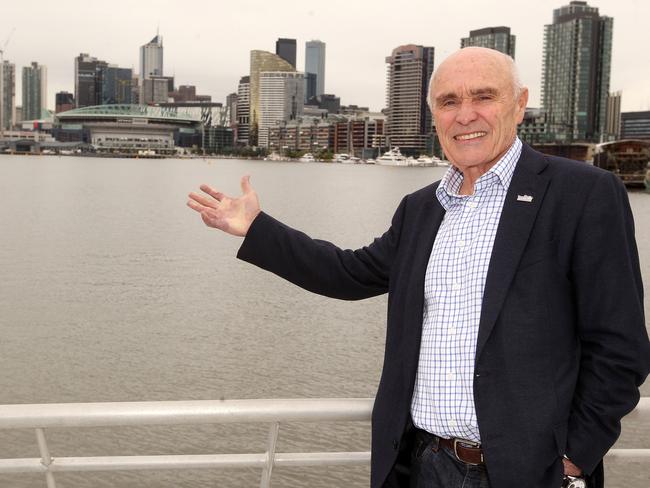 Paul Little on a Port Phillip Ferries ferry. Picture: Alison Wynd