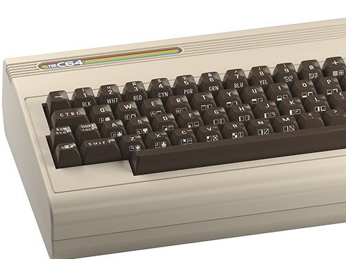 Commodore 64 (C64) retro computer.