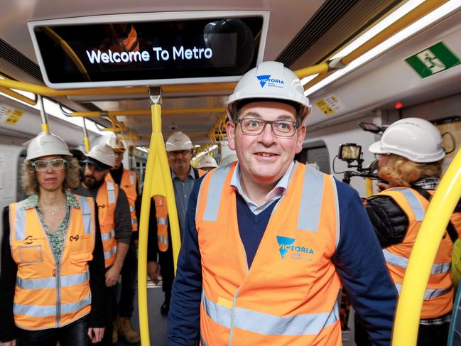 Daniel Andrews shelved the plan, in favour of the Metro Tunnel. Picture: David Geraghty