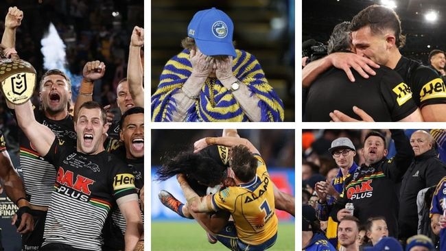 The many faces of a rugby league grand final.