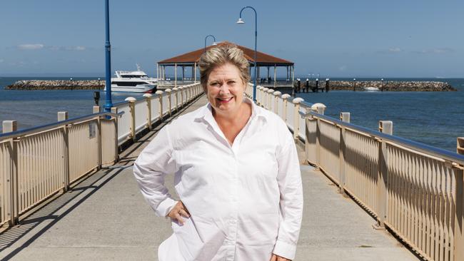 New Redcliffe MP Kerri-Anne Dooley on Redcliffe Parade. Picture Lachie Millard