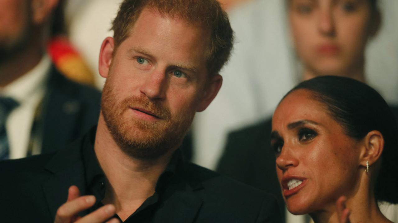 Scobie has denied claims he’s a close friend to Harry and Meghan (pictured). Picture: AFP