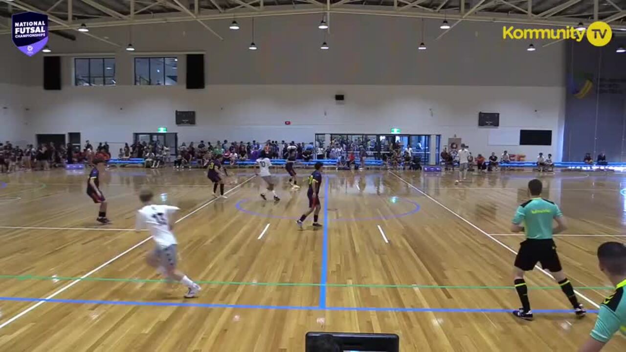 Replay: Football South Australia v Football Queensland White (Youth Men) -  2025 National Futsal Championships Day 3