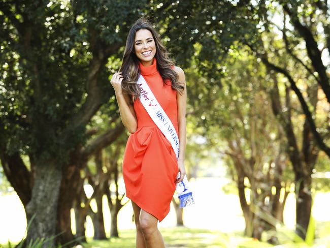 The newly crowned Miss Universe Australia Monika Radulovic. Pictures: Justin Lloyd