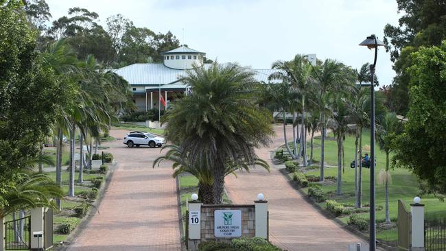 The gates of Arundel Hills Country Club. Picture: Glenn Hampson