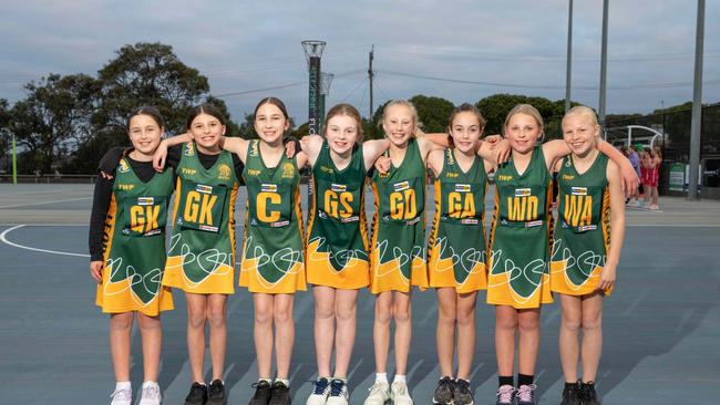 Leopold Green under-11 netball team