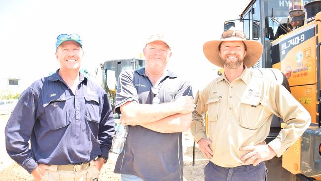 Local pineapple growers John Cranney, Dale Sherriff and Ben Clifton.