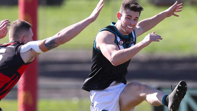 Luke Wilson in action for Laurimar. Picture: David Crosling