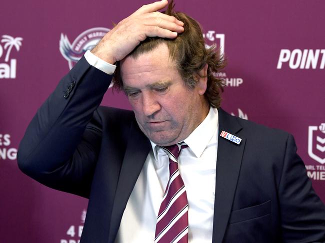 Hasler had an acrimonious split with Manly. Picture: NRL Photos