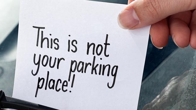 A polite note on the ute didn’t work. Picture: iStock