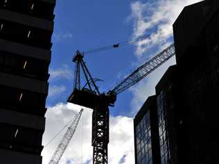 Residential and comercial buildings under construction in Sydney's CBD, Monday, June 2, 2014. House prices have suffered their largest monthly fall in five years, with the federal budget a likely contributor. . Picture: AAP Image - Joel Carrett