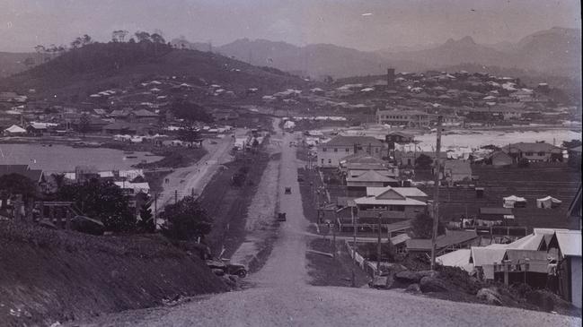 View of the border at Coolangatta and Tweed Heads.