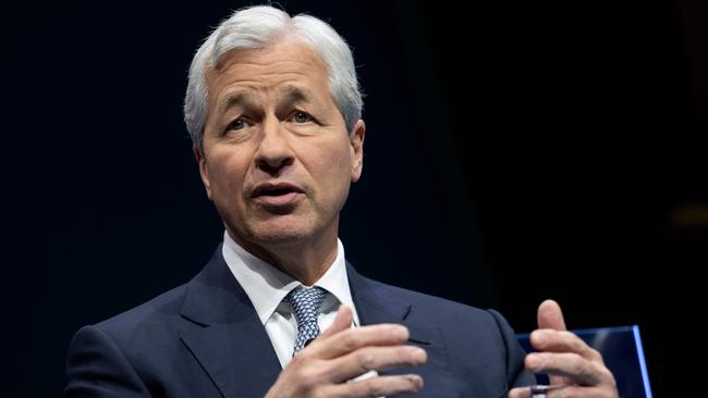 Jamie Dimon says JPMorgan Chase & Co is discussing what fees and charges it could introduce if rates go to zero or lower. Picture: AFP