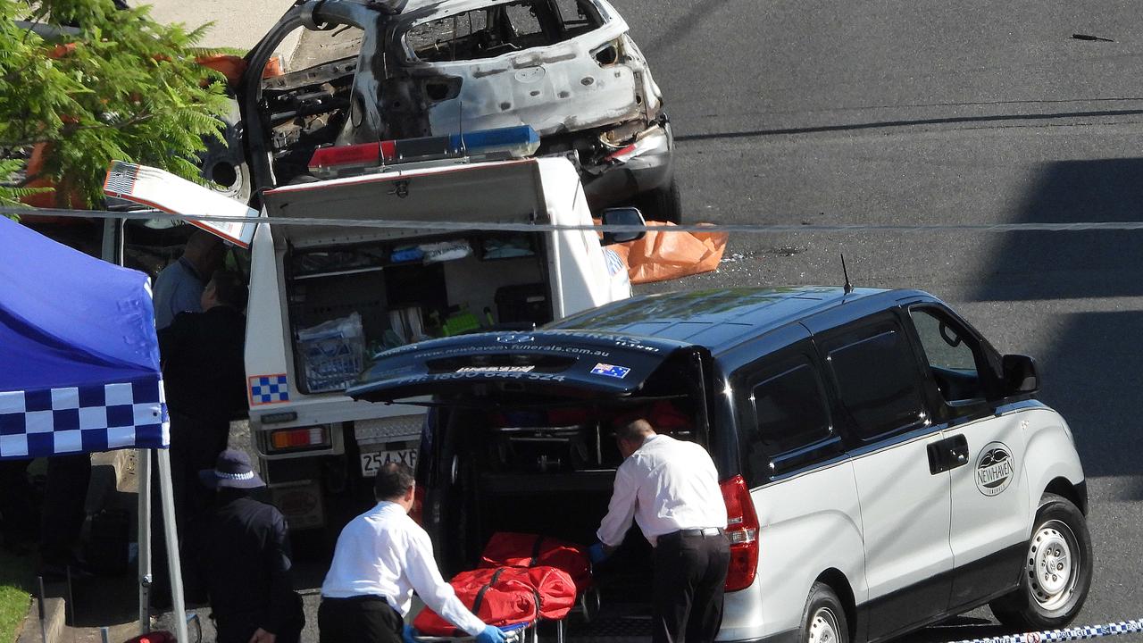 Hannah Clarke and her children’s terrifying death (above) in Brisbane is a tragic example of the ‘danger time’ for partners of controlling men. Picture: Lyndon Mechielsen.