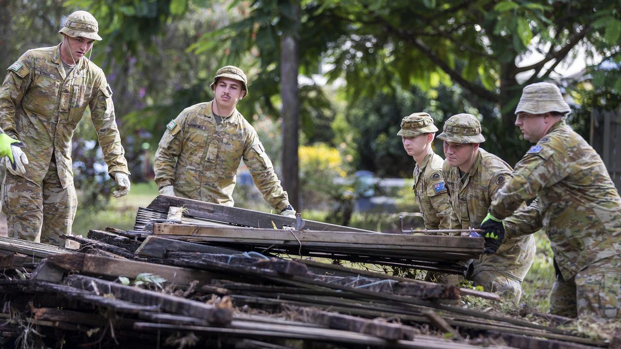 ADF assisting Mullumbimby residents.