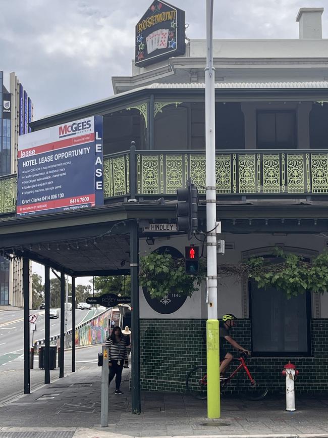 The closed Rosemount Hotel this week. Picture: Belinda Willis