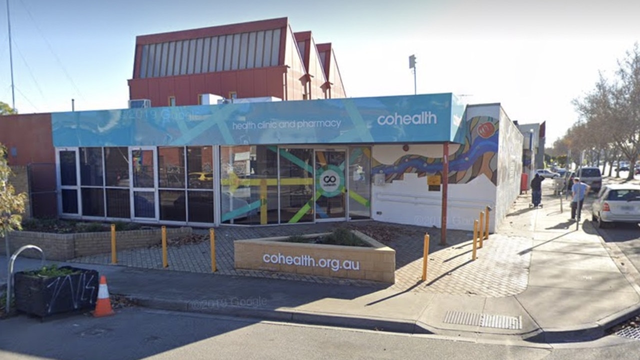 The incident unfolded outside cohealth in Collingwood Tuesday morning. Picture: Google Maps