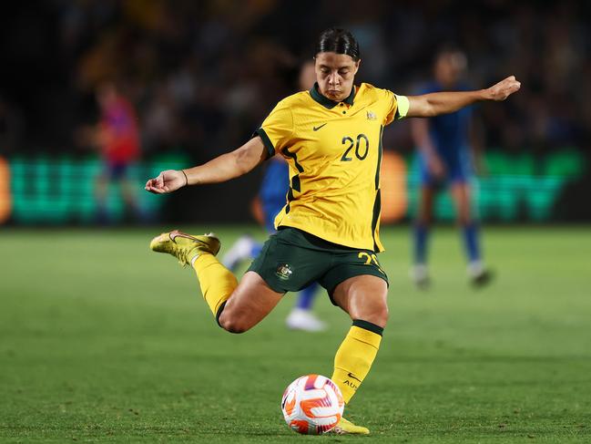 Sam Kerr has snubbed for a major FIFA award. Picture: Matt King/Getty Images