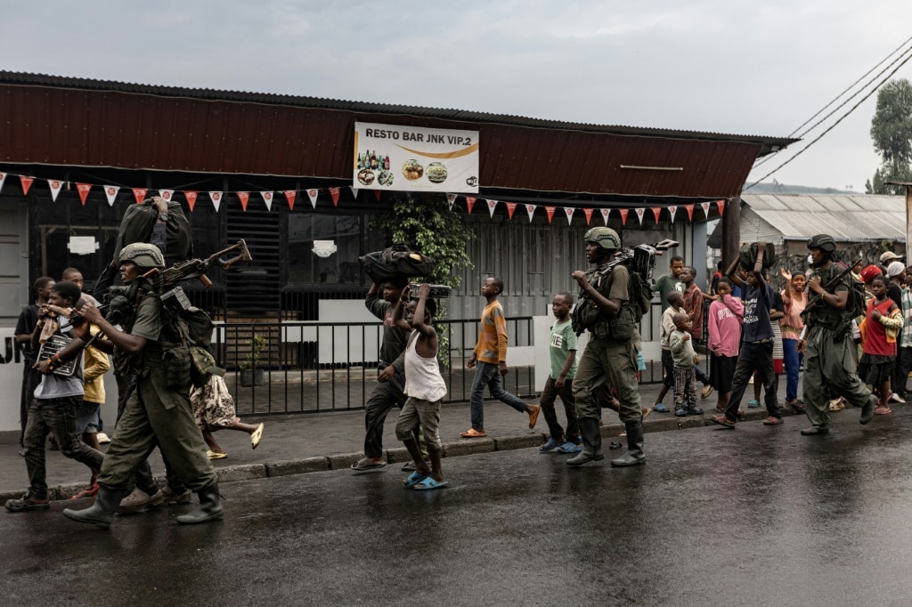 The M23 armed group entered Goma late on Sunday in a major escalation