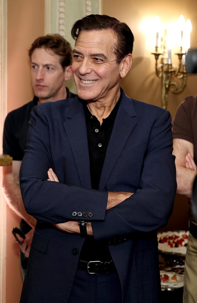 George Clooney is currently appearing on Broadway in Good Night, and Good Luck. Picture: Getty Images