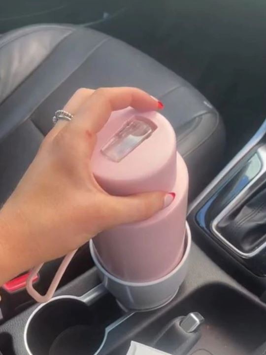 The item holds a 1-litre water bottle effortlessly. Picture: TikTok/maddyryan44