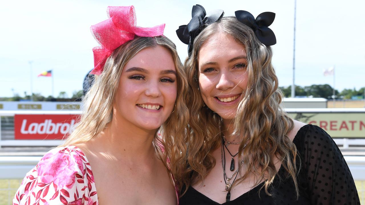 Gemma McIntyre and Charlie Clarke at the Bridge Toyota Ladies’ Day. Picture: (A)manda Parkinson