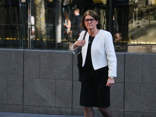 SYDNEY, AUSTRALIA : Newswire Photos OCTOBER 03 2023: Michelle Bullock arrives at the Reserve Bank in Sydney. Photo by:NCA Newswire / Gaye Gerard