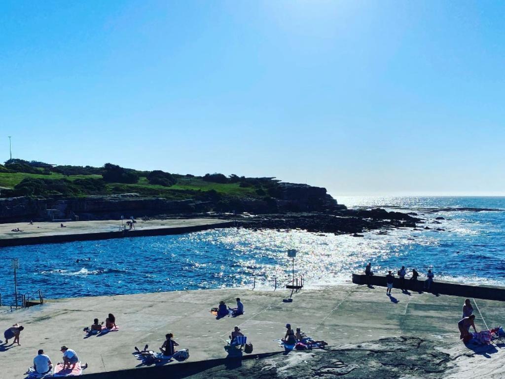 Clearer skies at Clovelly. Picture: Instagram