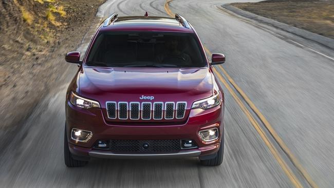 Full frontal: Revamped Cherokee has a more upscale look for the nose.