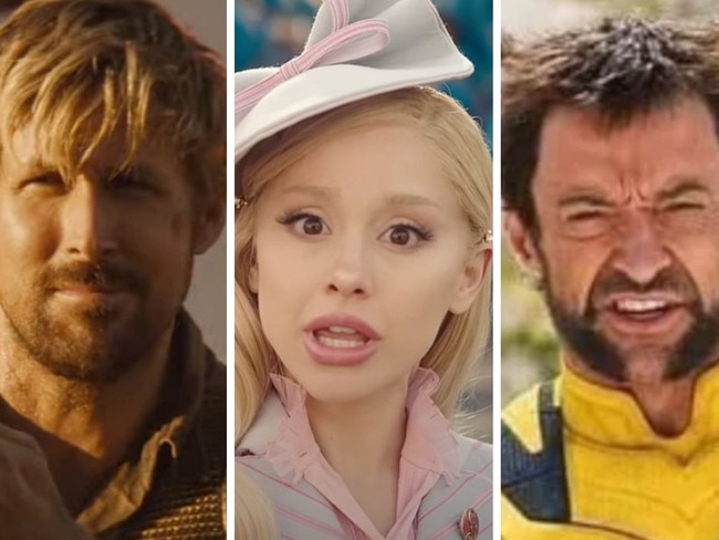 Trailers for several big films - including The Fall Guy, Wicked and Deadpool & Wolverine - have dropped during the Super Bowl. Picture: YouTube