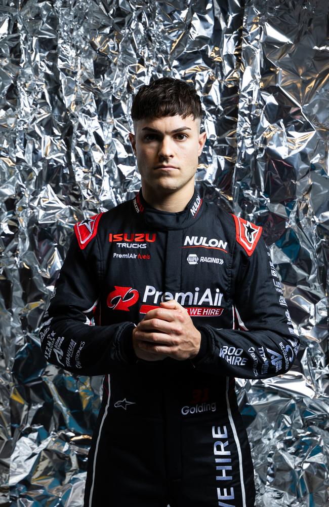 James Golding had a scare during testing at Sydney Motorsport Park. Picture: Getty Images