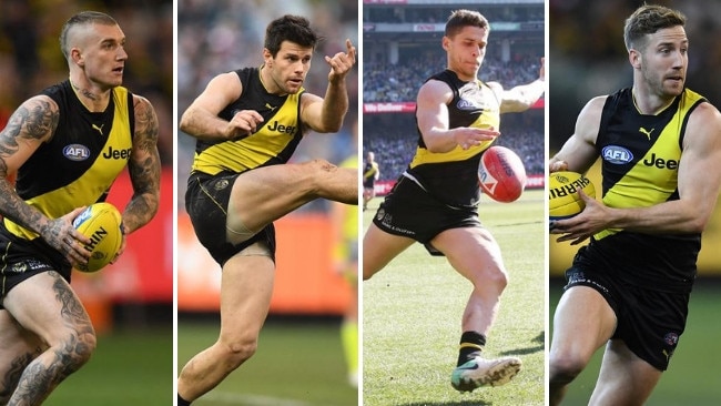 Dustin Martin, Trent Cotchin, Dion Prestia, Kane Lambert are all guns, but why can't the Tigers win the footy at stoppages?