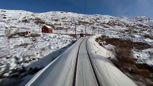 Reality TV Norwegian-style ... Seven hours watching a train. 