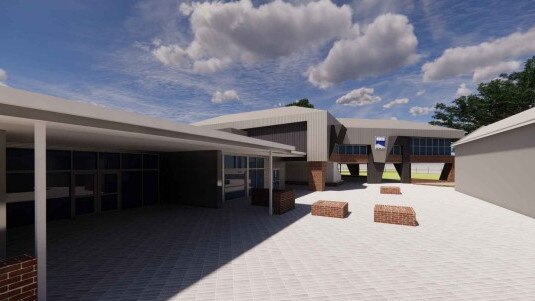 Plans have been submitted to build a two-storey building at Mt Carmel College that will allow the school to take in 150 more students. Picture: Supplied