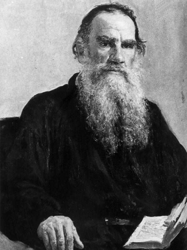 Russian writer Leo Tolstoy.