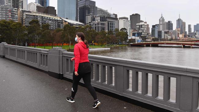 Stage four lockdown continues in Melbourne. Picture: William West/AFP.