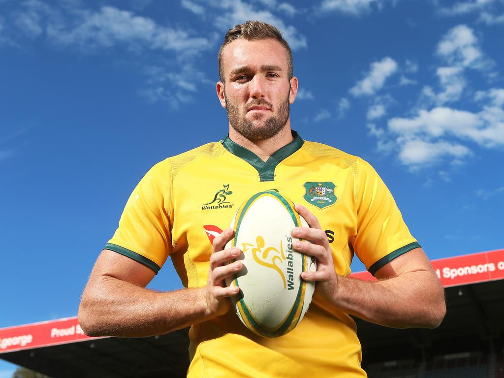 Wallabies lock Izack Rodda has re-signed with the Rugby Australia and Western Force. Picture: Jono Searle