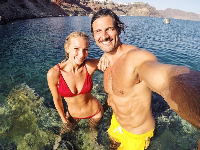 Tim Robards and Anna Heinrich aren’t afraid of getting their abs out this summer.