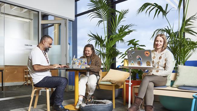 About half of Atlassian’s Melbourne-based staff are expected to use the new “connection hub”.