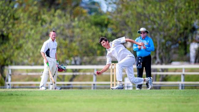 Cricket, Troy Ashton Gympie Gold vs Caloundra. Picture: Leeroy Todd