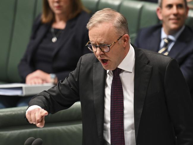 CANBERRA, AUSTRALIA, NewsWire Photos. NOVEMBER 15, 2023: The Prime Minister, Anthony Albanese during Question Time at Parliament House in Canberra. Picture: NCA NewsWire / Martin Ollman