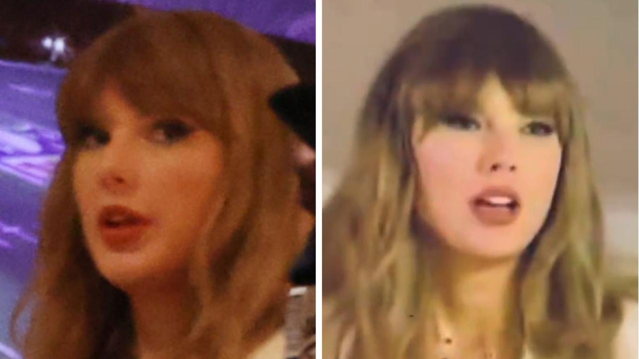 Taylor joined by famous pal at Super Bowl