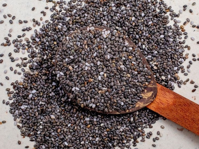 Chia seeds help with blood pressure.