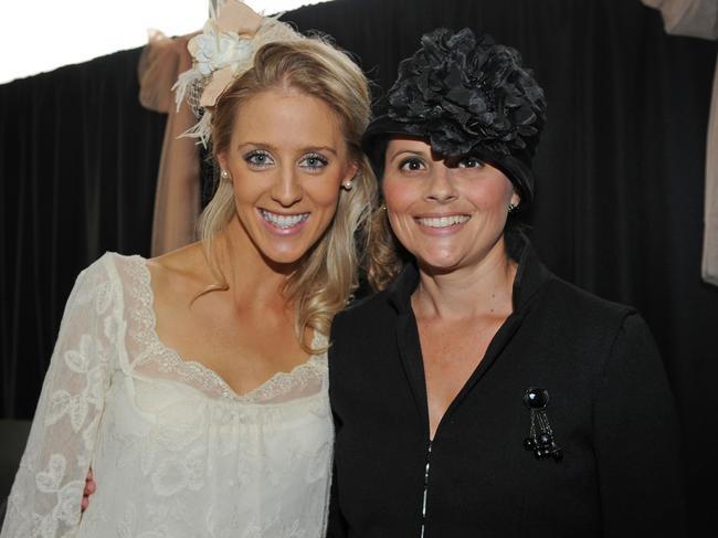 Jane Graham and Laura Payne at the 2011 Townsville Ladies Day Races held at Cluden Park.