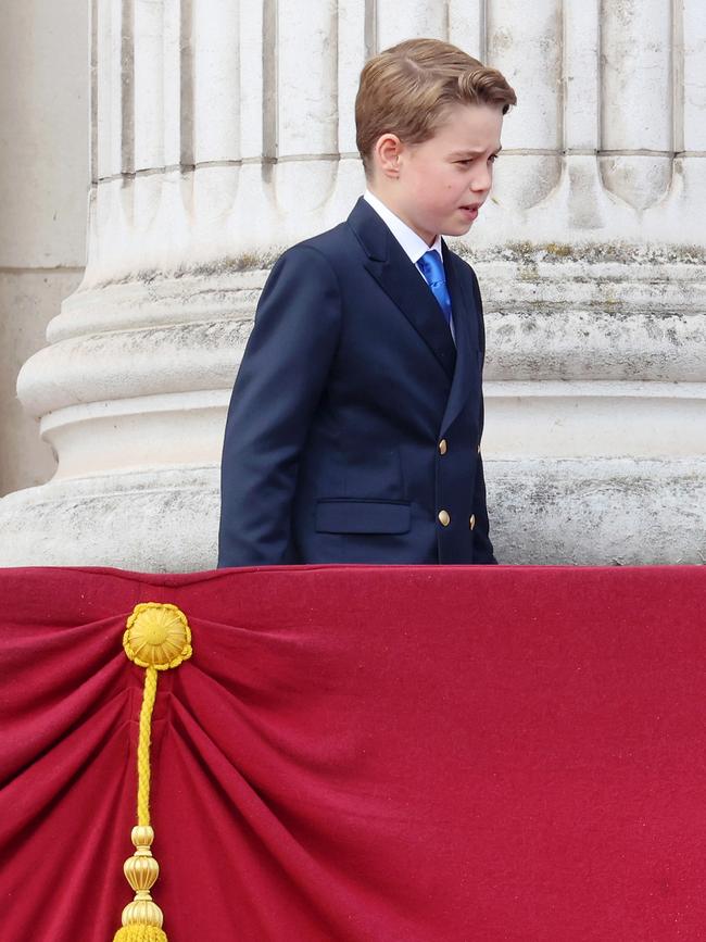 Prince George was well-behaved as always. Picture: Getty