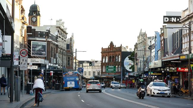 King St in Newtown.