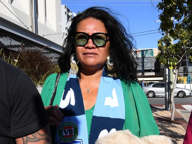 Uiatu "Joan" Taufua, mother of Payne Haas. Picture: AAP/Dan Peled