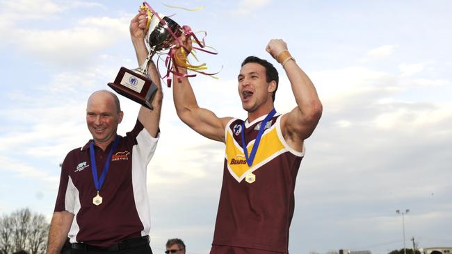 Garry Ramsay first enjoyed premiership success in Division 2 with Lower Plenty. Picture: Robert McKechnie