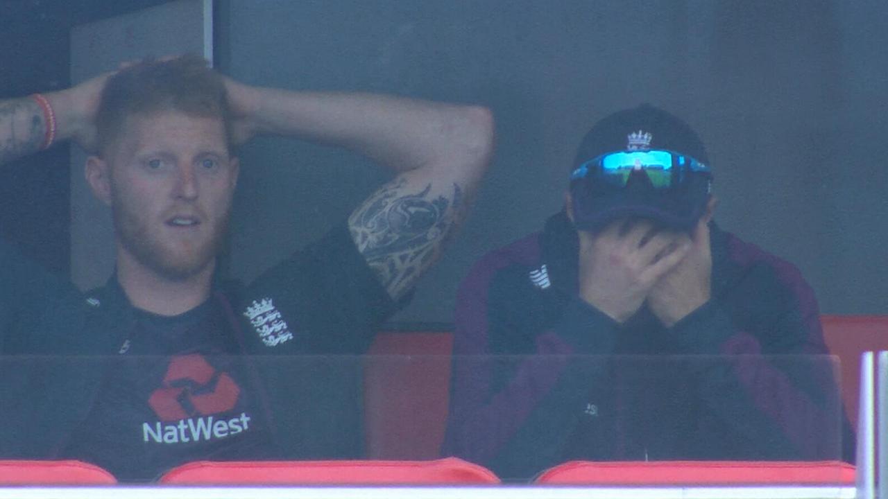 Ben Stokes and Joe Root were stunned the third umpire took as long as he did to give Craig Overton not out.