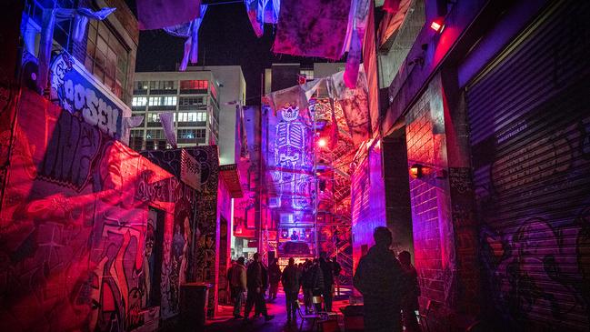 Night Mass: Exstasia I. Dark Mofo 2023. Picture: Rosie Hastie/Dark Mofo